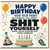 Birthday Card, Funny Rude Old Fart Birthday Card