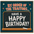 Birthday Card, By Order of the Traitors Have a Happy Birthday Chalkboard Design