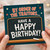 Birthday Card, By Order of the Traitors Have a Happy Birthday Chalkboard Design