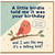 Birthday Card, Funny Birdie Birthday Pun Card