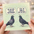 Birthday Card, Funny Rude Pigeon Joke Card for Birthday