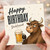 Birthday Card, Happy Birthday Dickhead Bull Beer Card