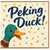 Birthday Card, Peking Duck Funny Greeting Card