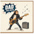 Birthday Card, Funny Day Card, Rock Guitar Monkey Design