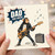Birthday Card, Funny Day Card, Rock Guitar Monkey Design