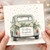 Birthday Card, Vintage Car Floral Wedding RSVP Card