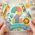 2nd Birthday Card, Cute Safari Animals Happy Birthday Card