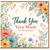 Birthday Card, Floral Watercolour Thank You Very Much Card