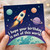 Birthday Card, I Hope Your Birthday Is Out of This World Rocket Space Card