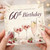 60th Birthday Card, Elegant Floral Drinks Birthday Card