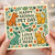 Happy National Pet Day Card - Love Lives Here - Cute Dog, Cats, Rabbit, Bird & Fish Illustration for Pet Lovers
