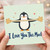 Birthday Card, Cute Penguin Love Card
