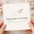 Happy 1st Wedding Anniversary Card, One Amazing Year Down Forever To Go