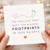 Birthday Card, The Smallest Feet Make The Biggest Footprints In Our Hearts Baby Keepsake Card