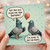 Birthday Card, Pigeon Balloon Joke Card