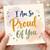 Birthday Card, I Am So Proud Of You Greeting Card