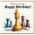 Birthday Card, King for the Day Chess Birthday Card