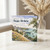 Birthday Card, Coastal Village Harbour Scene Greeting Card