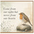 Birthday Card, Gone from Our Sights But Never From Our Hearts Robin Memorial Card