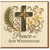 Peace on Ash Wednesday Card - Elegant Cross with Lilies and Palm, Quilling-Inspired Design