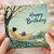 Birthday Card, Relaxing Hammock Floral Birthday Card