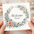 Birthday Card, Floral Wreath Housewarming Card