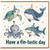 Birthday Card, Cute Sea Creature Greeting Card