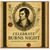 Celebrate Burns Night Greeting Card - Vintage Scottish Thistle and Tartan Design with Ornate Portrait Frame - Front Reads: Celebrate Burns Night, Honouring Scotland's Poet