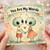 Birthday Card, You Are My Weirdo Alien Couple Card