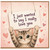 Birthday Card, Cute Kitten Romantic Valentine Card