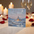 St Dwynwen's Day Card - Romantic Welsh Love Card with Winter Chapel Scene and Two Swans - Happy St Dwynwen's Day, Wishing You Love and Happiness