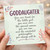 Birthday Card, Goddaughter Sentimental Card