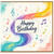 Birthday Card, Colourful Musical Notes Watercolor Design