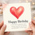 Birthday Card, Happy Birthday to the Most Wonderful Card