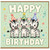 Birthday Card, Cute Zebra Party Card