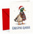 Christmas Card, Premium coordinated christmas design, A5 Greeting Card with Printed Inside Message, Premium 360gsm, Made in UK