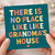 Grandma Card - There Is No Place Like Like Grandma's House - Colourful Typography Heart Design for Nan, Nanny or Gran - Ideal for Mother's Day, Birthday or Just Because