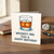 Funny Whisky Birthday Card - 'WHISKEY-ING YOU A HAPPY BIRTHDAY' Pun with Whisky on the Rocks Illustration for Him, Dad or Friend
