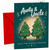 Aunty & Uncle Christmas Card Cute Holding Hands Trees