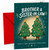 Brother & Sister-in-Law Christmas Card Cute Trees Holding Hands
