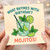 Funny Birthday Card - What Rhymes With Birthday? Mojitos! Cocktail Pun with Lime and Mint - Humour Card for Adults and Friends