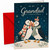 Grandad Christmas Card with Penguins in Scarves