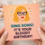 Funny Birthday Card - Ding Dong! It's Your Bloody Birthday - Cheeky Adult Humour with Glasses Lady Illustration - For Friends, Colleagues, Him or Her