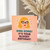 Funny Birthday Card - Ding Dong! It's Your Bloody Birthday - Cheeky Adult Humour with Glasses Lady Illustration - For Friends, Colleagues, Him or Her