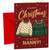 Nanny Christmas Card, Festive Jumpers on Washing Line