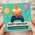 6th Birthday Card for Gamer - Video Game Controller and Birthday Cake Design with Balloons - Happy To an Awesome Gamer