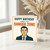 Happy Birthday From The Danger Zone Funny Birthday Card - Bold Retro Design With Suited Cartoon Character