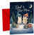 Dad & Step-Mum Christmas Card, Cute Penguins & Presents