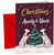 Aunty & Uncle Christmas Card with Dalmatians and Tree