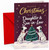 Daughter & Son-in-Law Christmas Card Dalmatian Dogs & Tree